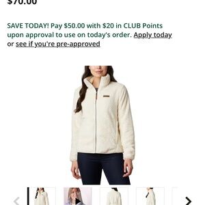 Columbia Women's Cream Teddy Jacket